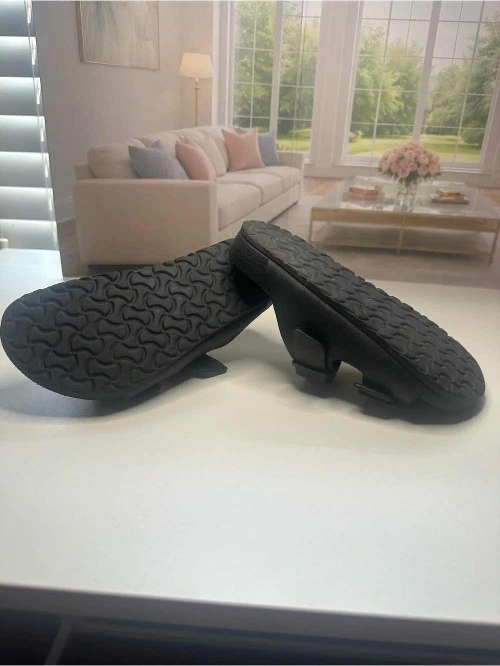 Birkenstock Kids Black Two-Strap Sandals